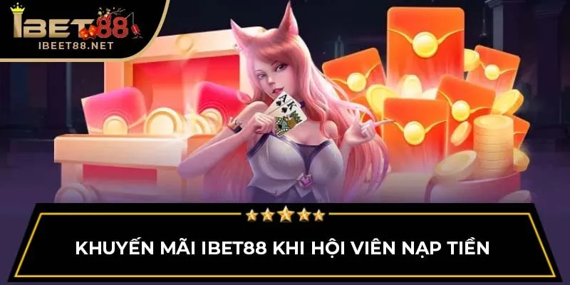Tổng Hợp Khuyến Mãi IBET88 Siêu Khủng Cho Mọi Hội Viên 2 Khuyến mãi IBET88 khi hội viên nạp tiền